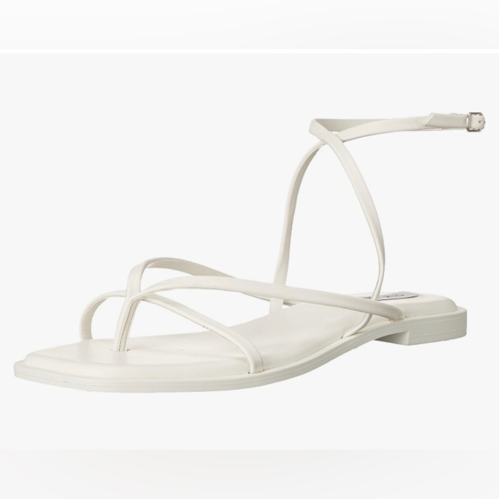 NIB, Steve Madden Agree Sandal White Size 8